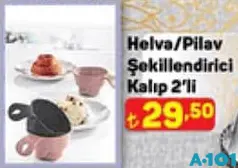 PAŞABAHÇE HELVA/PİLAV ŞEKİLLENDİRİCİ KALIP 2'Lİ